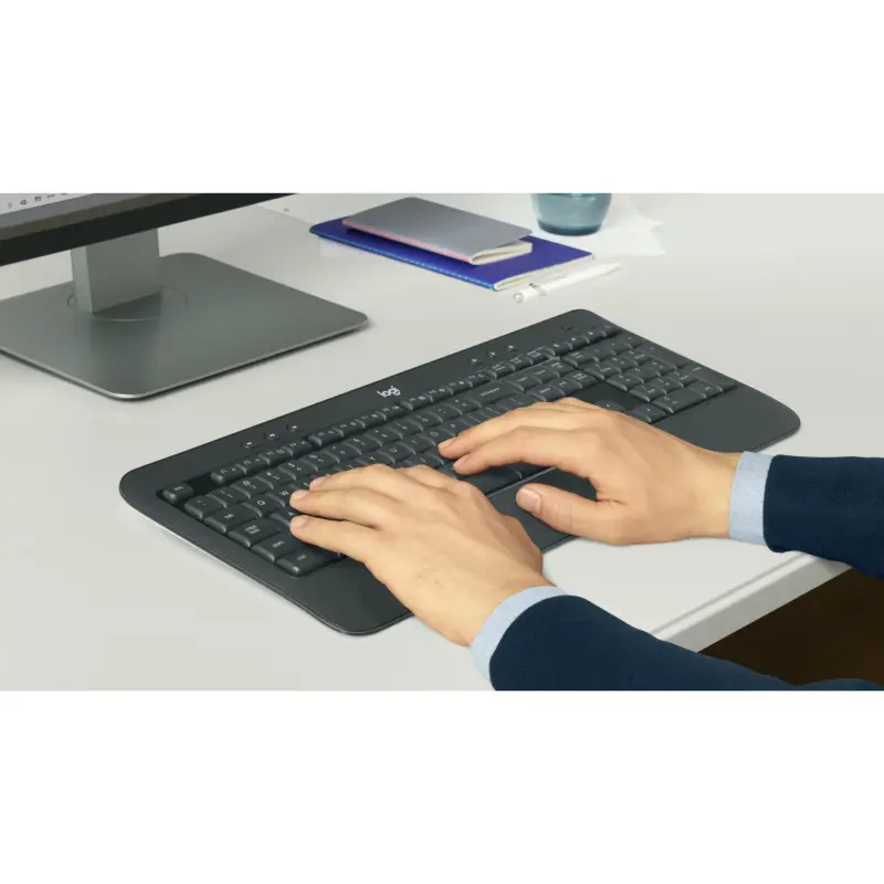 TECLADO INALAMBRICO ADVANCED LOGITECH CON MOUSE INALAMBRICO NEGRO MK540